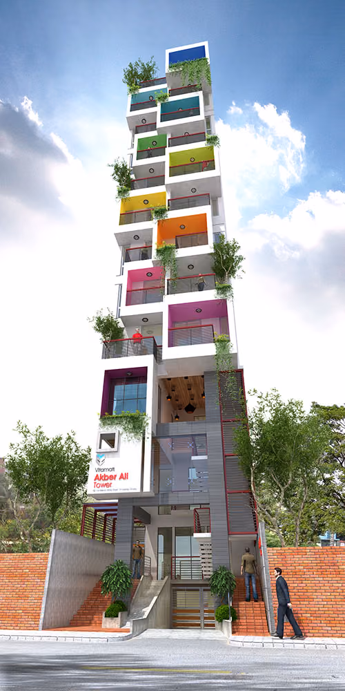 Vitamati Abker Ali Tower, view 2