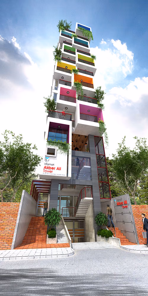 Vitamati Abker Ali Tower, view 4